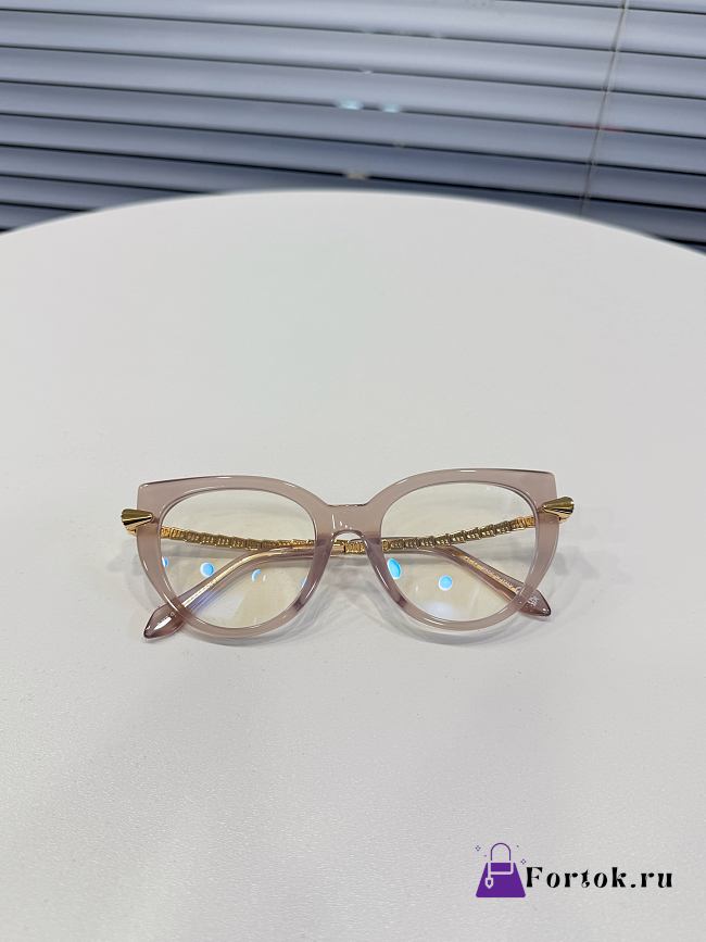 Fortok Bvlgari Cat Eyes Sunglasses Purple - 1