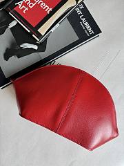 Fortok The Row Mel Clutch in Leather Red 27 x 14 x 5 cm - 1