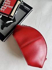 Fortok The Row Mel Clutch in Leather Red 27 x 14 x 5 cm - 3
