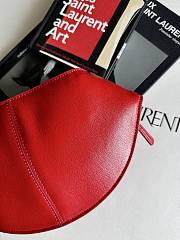 Fortok The Row Mel Clutch in Leather Red 27 x 14 x 5 cm - 2