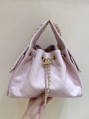 Fortok Chanel 25 Pink Caviar Bag 30 x 26 x 14cm  - 5