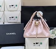 Fortok Chanel 25 Pink Caviar Bag 30 x 26 x 14cm  - 4