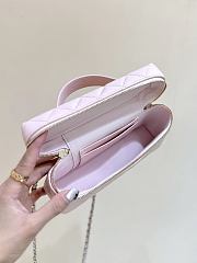Fortok Chanel 25C LP Box Bag Caviar Pink 14*19*5cm - 6