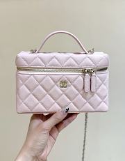Fortok Chanel 25C LP Box Bag Caviar Pink 14*19*5cm - 5