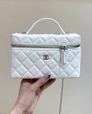 Fortok Chanel 25C LP Box Bag Caviar White 14*19*5cm - 1