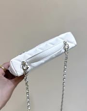 Fortok Chanel 25C LP Box Bag Caviar White 14*19*5cm - 6