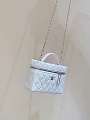 Fortok Chanel 25C LP Box Bag Caviar White 14*19*5cm - 5