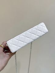Fortok Chanel 25C LP Box Bag Caviar White 14*19*5cm - 2