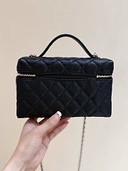 Fortok Chanel 25C LP Box Bag Caviar Black 14*19*5cm - 6