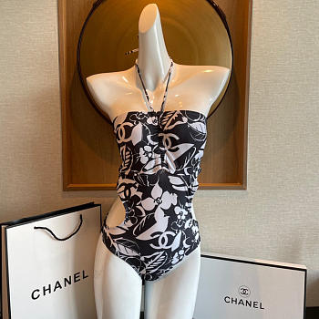 Fortok Chanel Swimsuit Grey