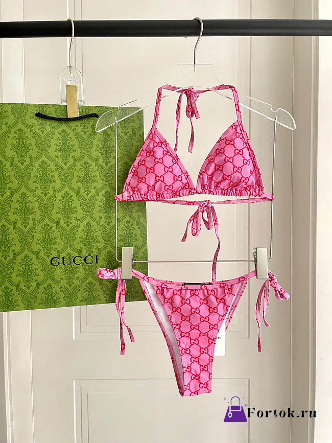 Fortok Gucci Bikini Pink 02 - 1