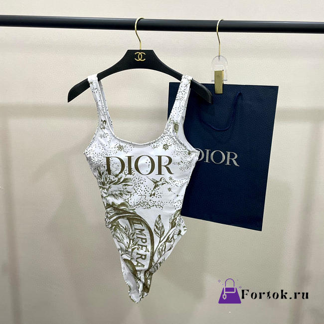 Fortok Dior Swimsuit White 02 - 1