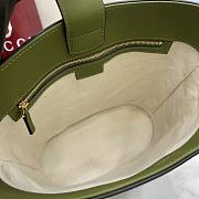 Fortok Gucci 73 Mini Suede Shoulder Bag Green 26 x 27.5 x 11.5 cm - 4