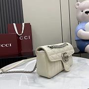 Fortok Gucci Marmont White 23*14*6cm - 6