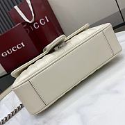 Fortok Gucci Marmont White 23*14*6cm - 4
