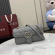 Fortok Gucci Marmont Grey 23*14*6cm - 1
