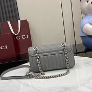 Fortok Gucci Marmont Grey 23*14*6cm - 6