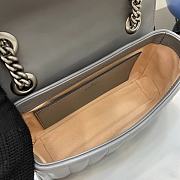 Fortok Gucci Marmont Grey 23*14*6cm - 5