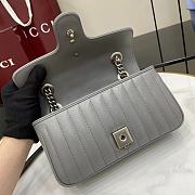Fortok Gucci Marmont Grey 23*14*6cm - 4