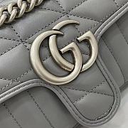 Fortok Gucci Marmont Grey 23*14*6cm - 2