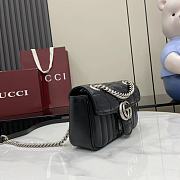 Fortok Gucci Marmont Black 23*14*6cm - 3