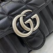 Fortok Gucci Marmont Black 23*14*6cm - 2
