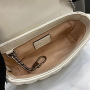 Fortok Gucci Marmont White 16.5*10.2*5.1cm - 2