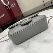 Fortok Gucci Marmont Grey 16.5*10.2*5.1cm - 5