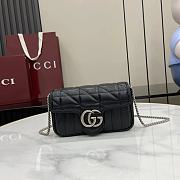 Fortok Gucci Marmont Black 16.5*10.2*5.1cm - 1