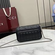 Fortok Gucci Marmont Black 16.5*10.2*5.1cm - 5