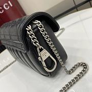 Fortok Gucci Marmont Black 16.5*10.2*5.1cm - 4