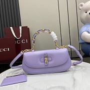 Fortok Gucci Bamboo Diva Purple 26.6 x 13 x 8 cm - 1