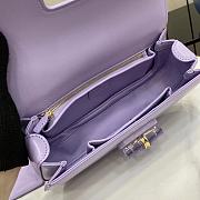 Fortok Gucci Bamboo Diva Purple 26.6 x 13 x 8 cm - 6