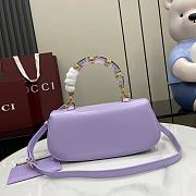 Fortok Gucci Bamboo Diva Purple 26.6 x 13 x 8 cm - 4