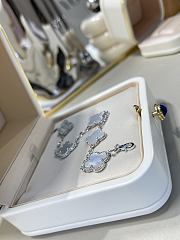 Fortok Van Cleef & Arpels Four-leaf Bracelet Silver - 5