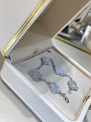 Fortok Van Cleef & Arpels Four-leaf Bracelet Silver - 4