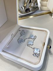 Fortok Van Cleef & Arpels Four-leaf Bracelet Silver - 2