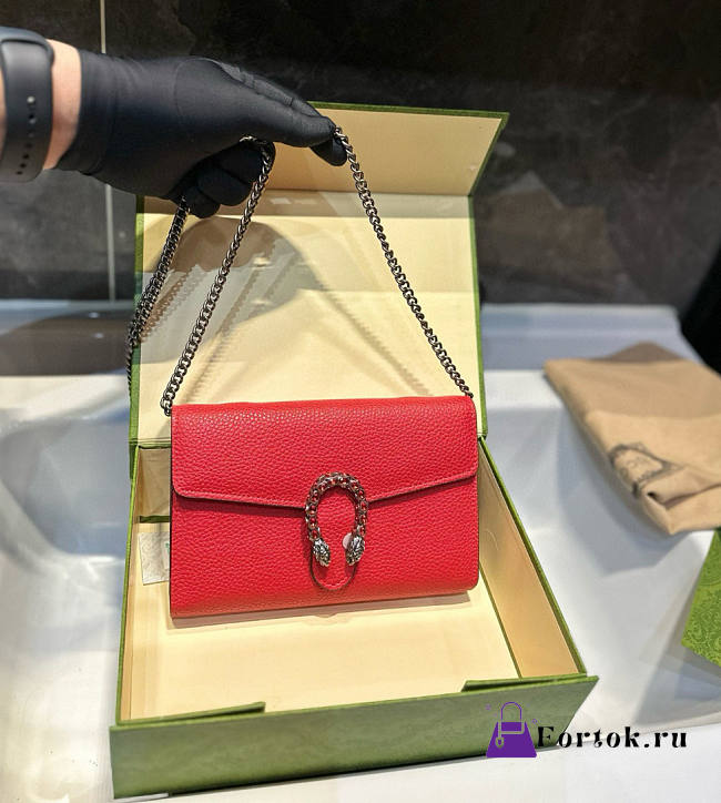 Fortok Gucci Dionysus Mini Red 20×13×6cm - 1