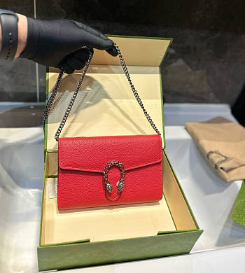Fortok Gucci Dionysus Mini Red 20×13×6cm