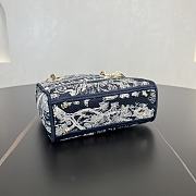 Fortok Dior Lady D-lite Navy Blue 17*15*7cm  - 6