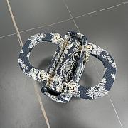 Fortok Dior Lady D-lite Navy Blue 17*15*7cm  - 4