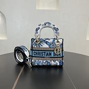 Fortok Dior Lady D-lite Blue 17*15*7cm  - 1