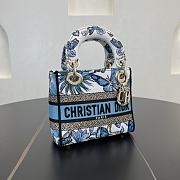 Fortok Dior Lady D-lite Blue 17*15*7cm  - 6