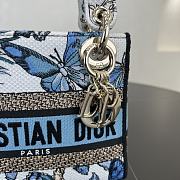 Fortok Dior Lady D-lite Blue 17*15*7cm  - 4