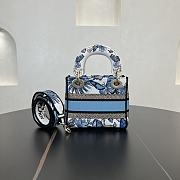 Fortok Dior Lady D-lite Blue 17*15*7cm  - 2