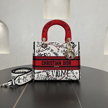 Fortok Dior Lady D-lite Red 24*20*11cm 