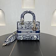 Fortok Dior Lady D-lite Blue 24*20*11cm - 1
