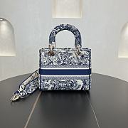 Fortok Dior Lady D-lite Blue 24*20*11cm - 6