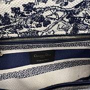 Fortok Dior Lady D-lite Blue 24*20*11cm - 4