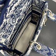 Fortok Dior Lady D-lite Blue 24*20*11cm - 3
